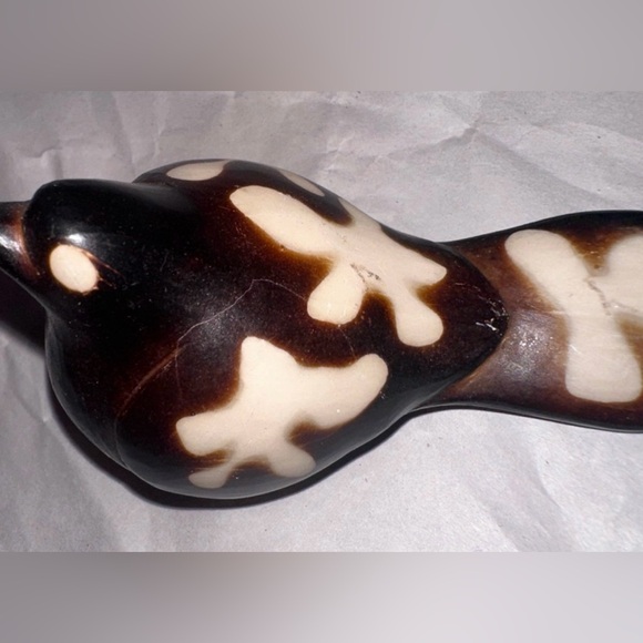 Chulucanas Peru Peruvian Pottery Signed Rolando Paz Bird Figurine - Picture 4 of 13